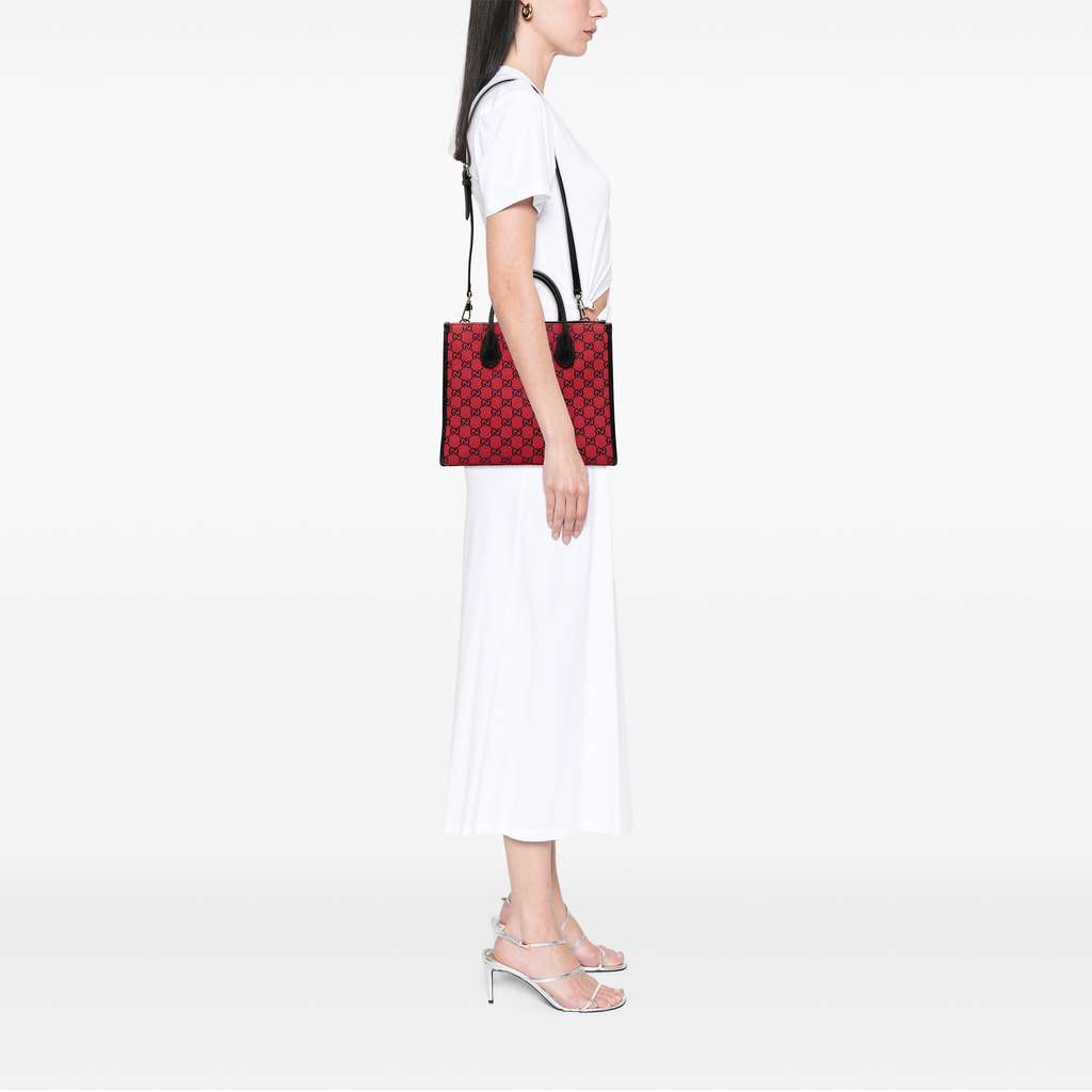 Gucci Small GG Canvas Interlocking G Tote - Detail 2