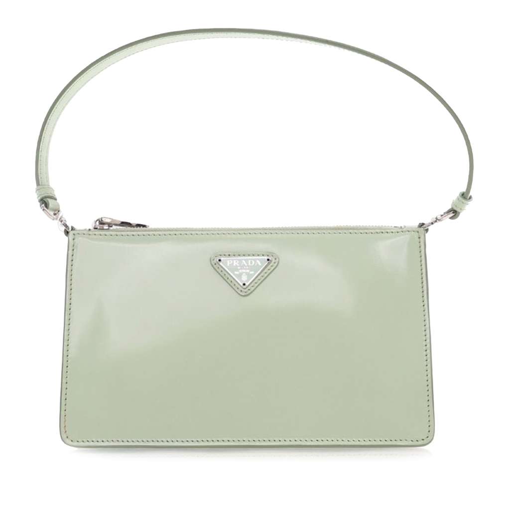 Prada Brushed Leather Shoulder Bag