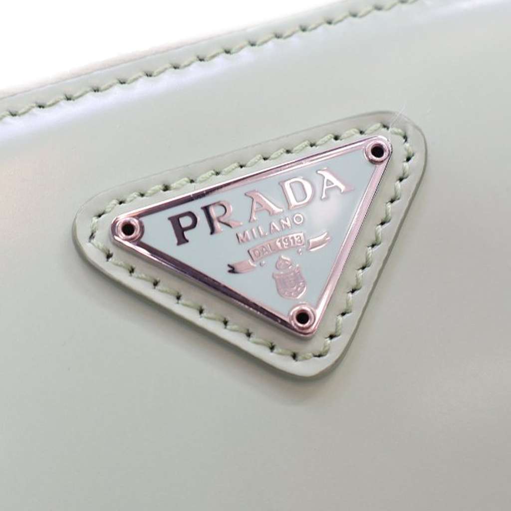 Prada Brushed Leather Shoulder Bag - Detail 1