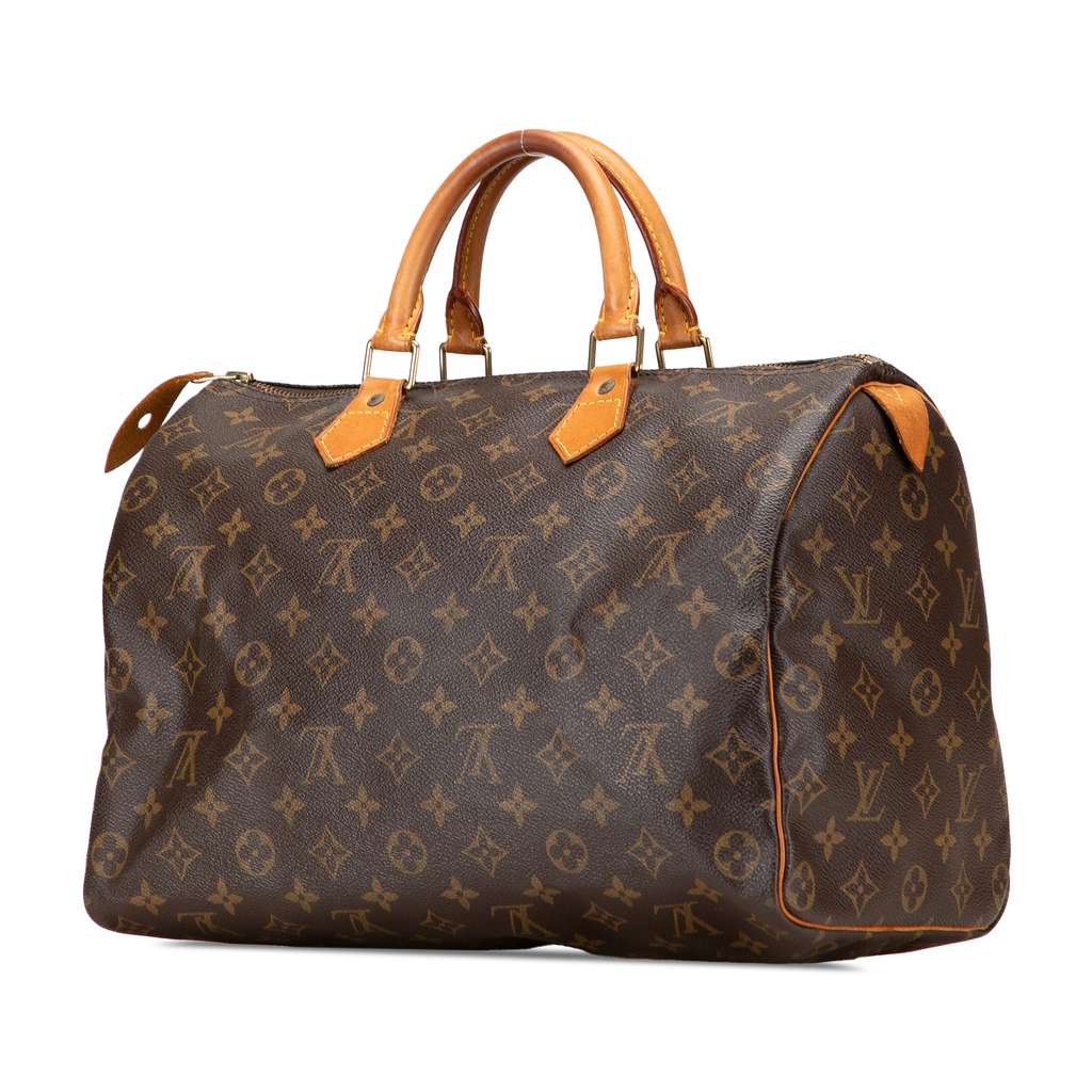 Louis Vuitton Monogram Speedy 35 - Back view