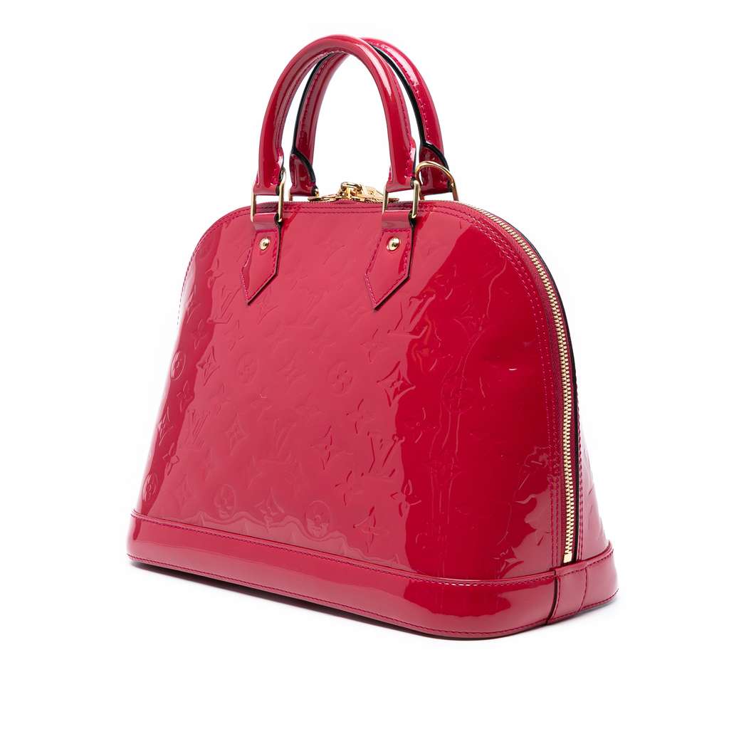 Louis Vuitton Monogram Vernis Alma PM - Back view