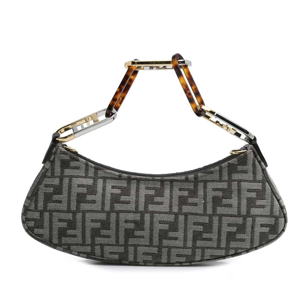 Fendi Zucca O'lock Swing Satchel - 4