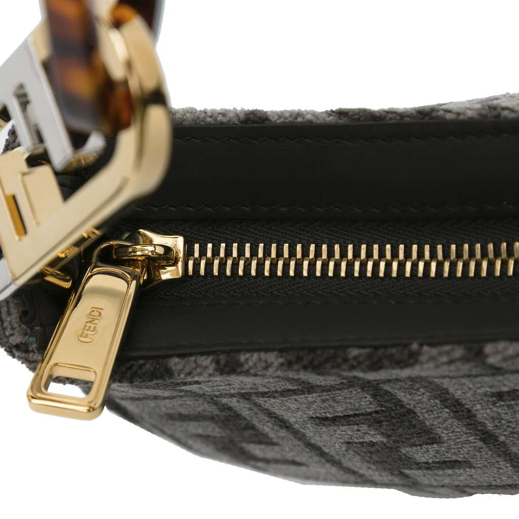 Fendi Zucca O'lock Swing Satchel - Image 11