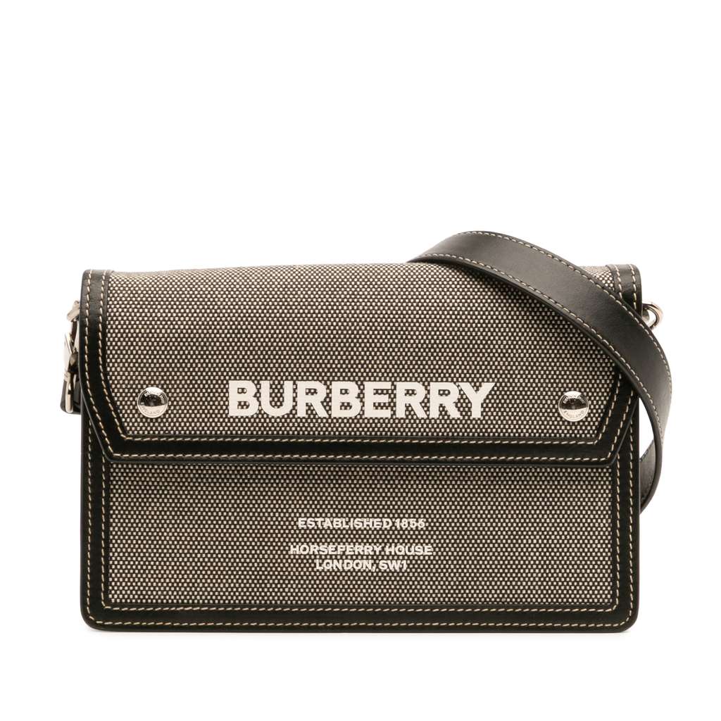 Burberry Canvas Horseferry Note Crossbody