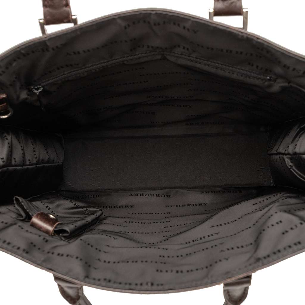 Burberry House Check Canvas Tote - 4