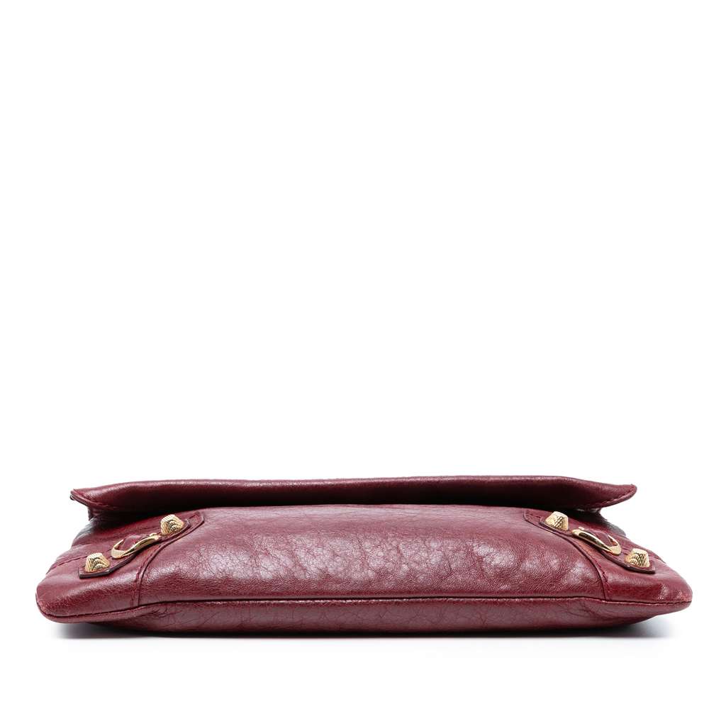 Balenciaga Lambskin Motocross Giant 12 Envelope Clutch - Image 6