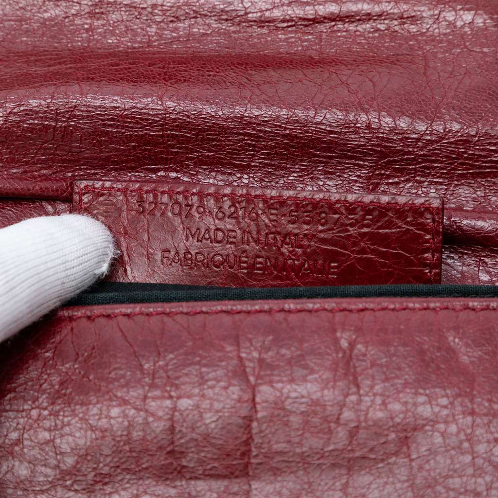 Balenciaga Lambskin Motocross Giant 12 Envelope Clutch - Side view