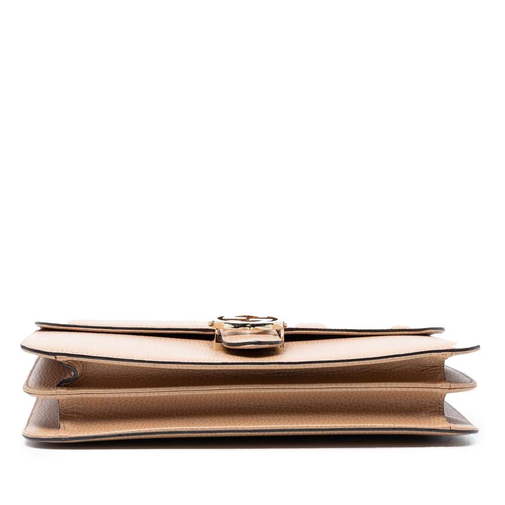 Gucci Medium Dollar Calfskin Interlocking G Crossbody - Image 6