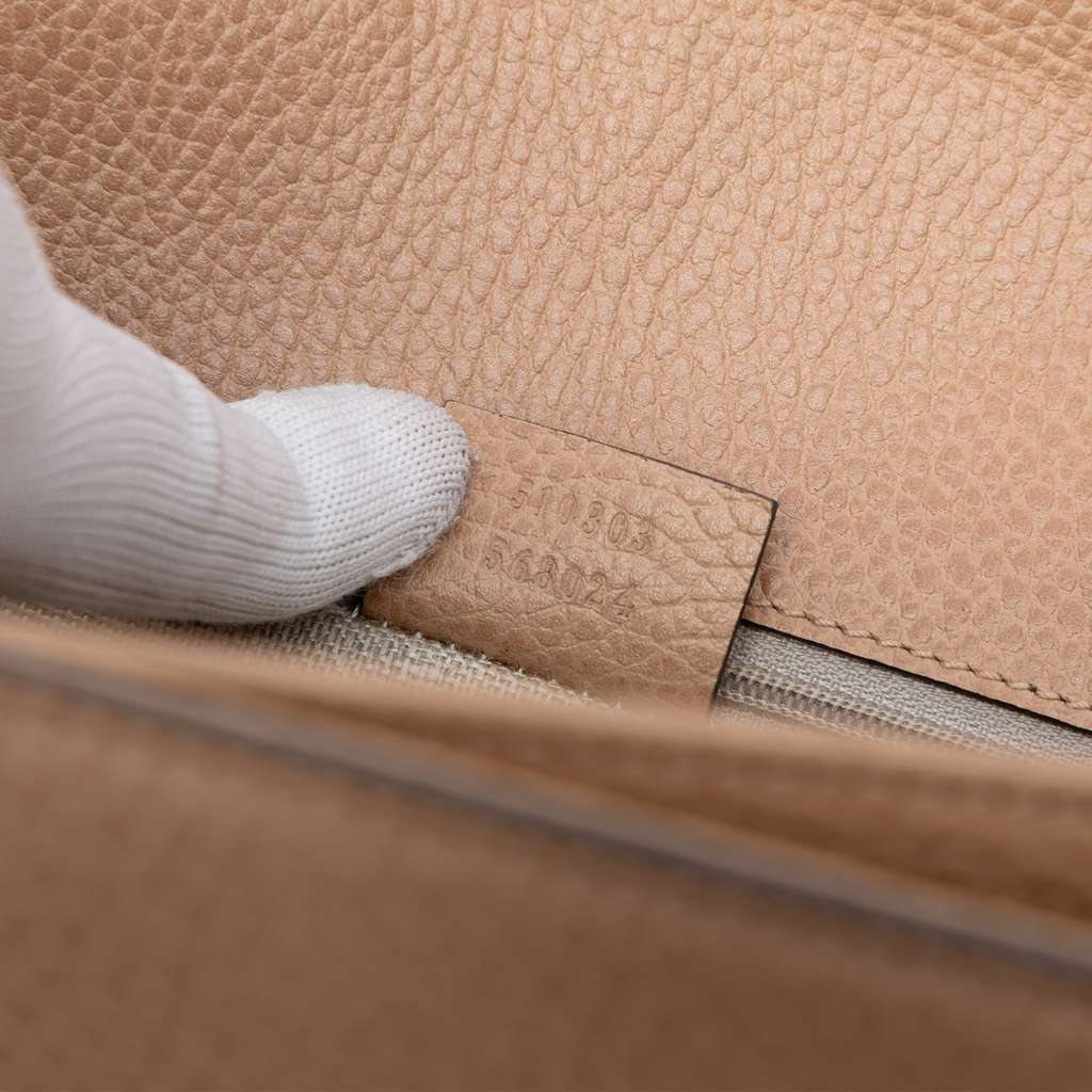 Gucci Medium Dollar Calfskin Interlocking G Crossbody - Side view