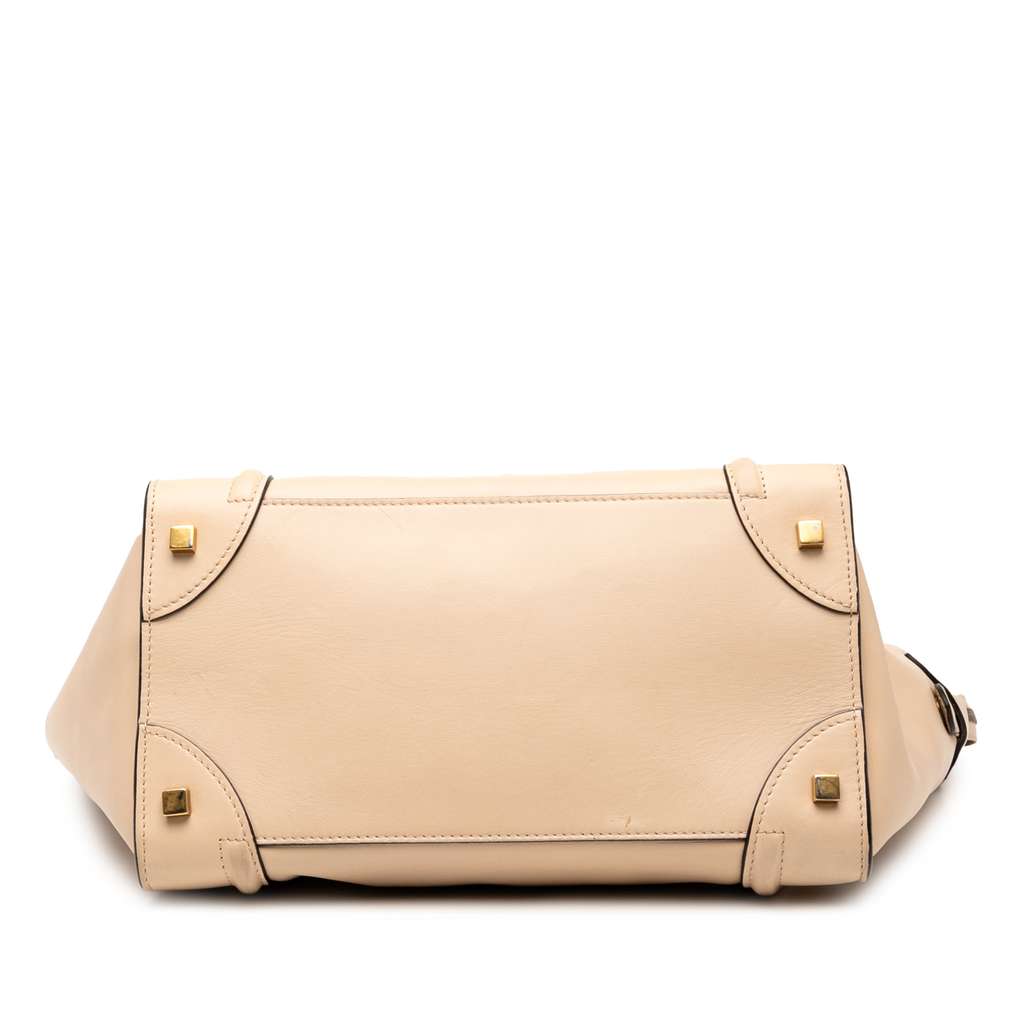 Celine Mini Bicolor Luggage Tote - Image 6