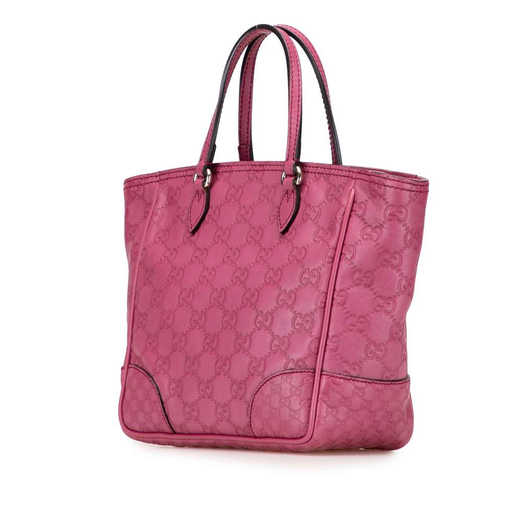 Gucci Small Guccissima Bree Satchel - Back view