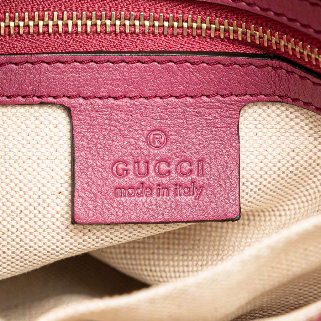 Gucci Small Guccissima Bree Satchel - Side view