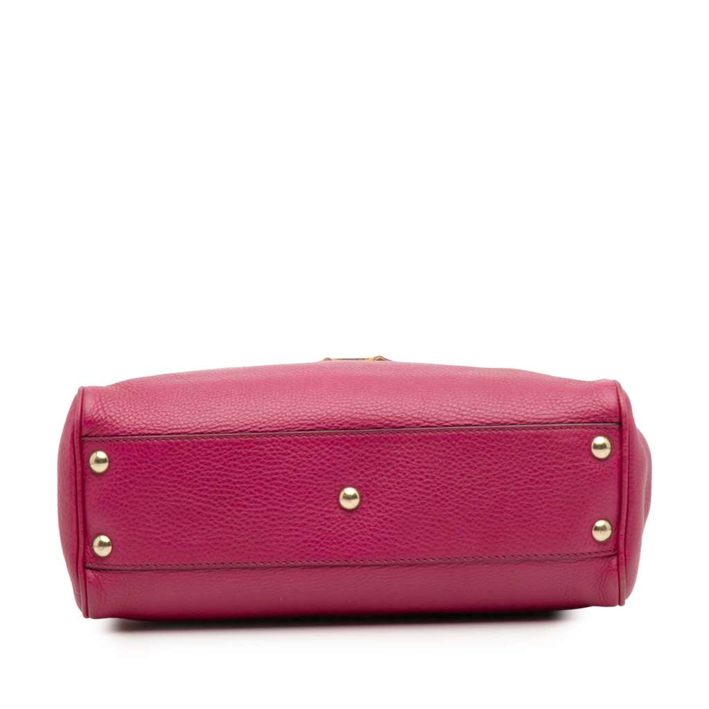 Gucci Small Calfskin Bamboo Shopper Satchel - Image 6