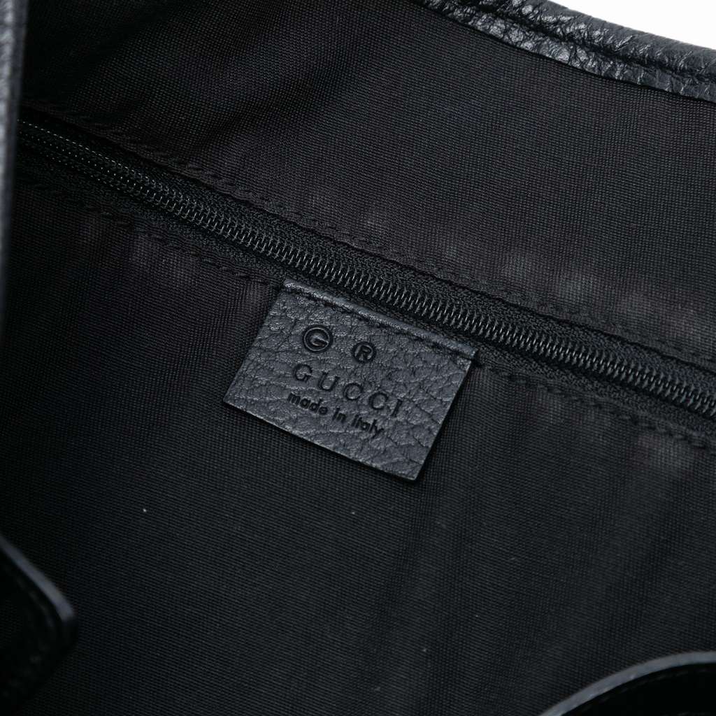 Gucci Leather Horsebit Pelham Shoulder Bag - Side view