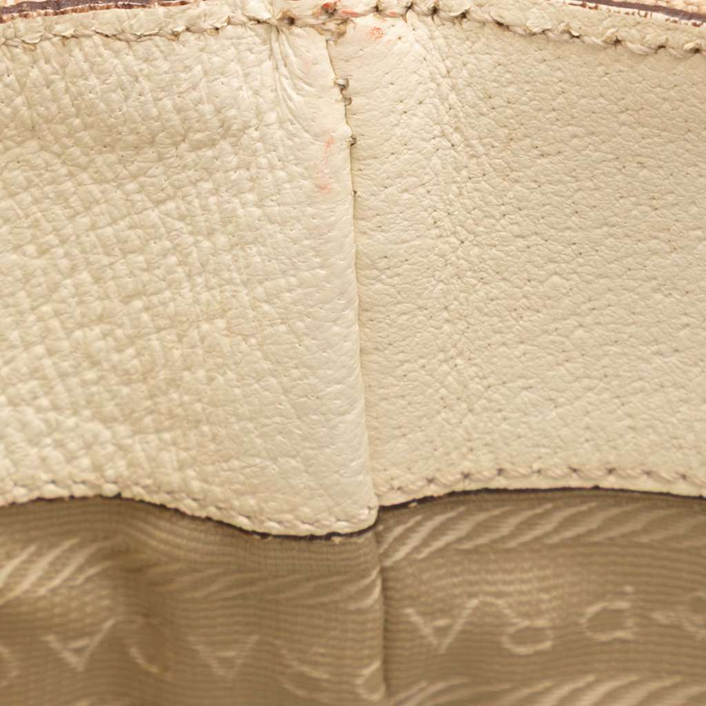 Prada Cinghiale Trimmed Canvas Canapa Tote - Image 12