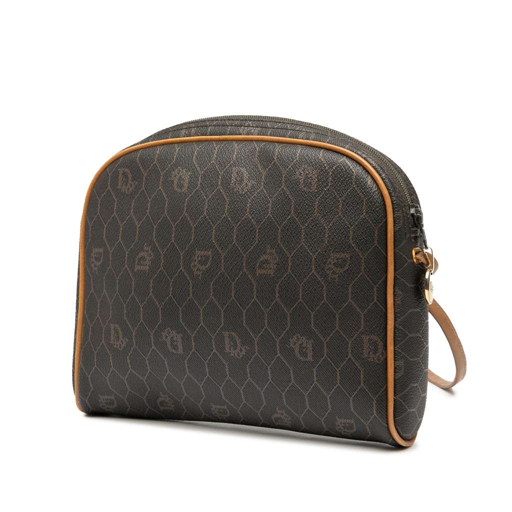 Dior Honeycomb Coated Canvas Crossbody - Back view