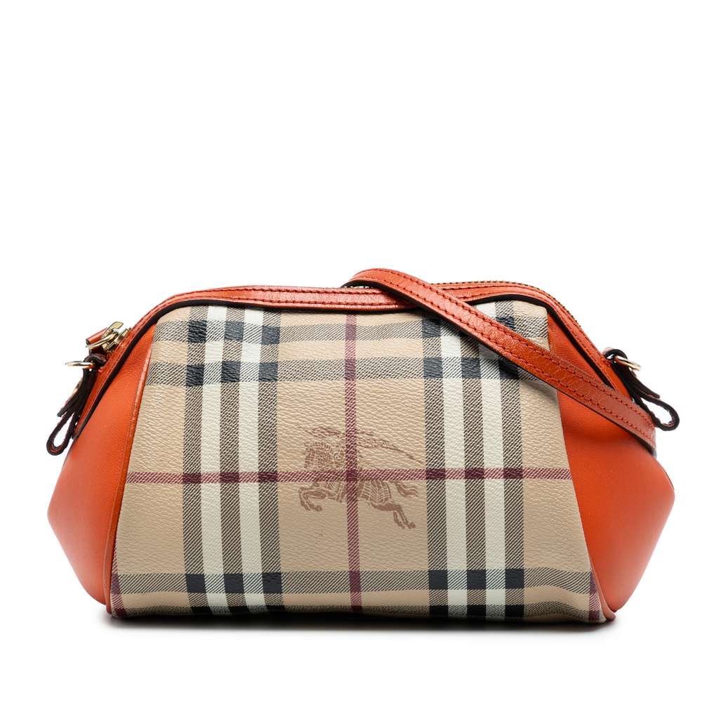 Burberry Haymarket Check Coated Canvas Crossbody