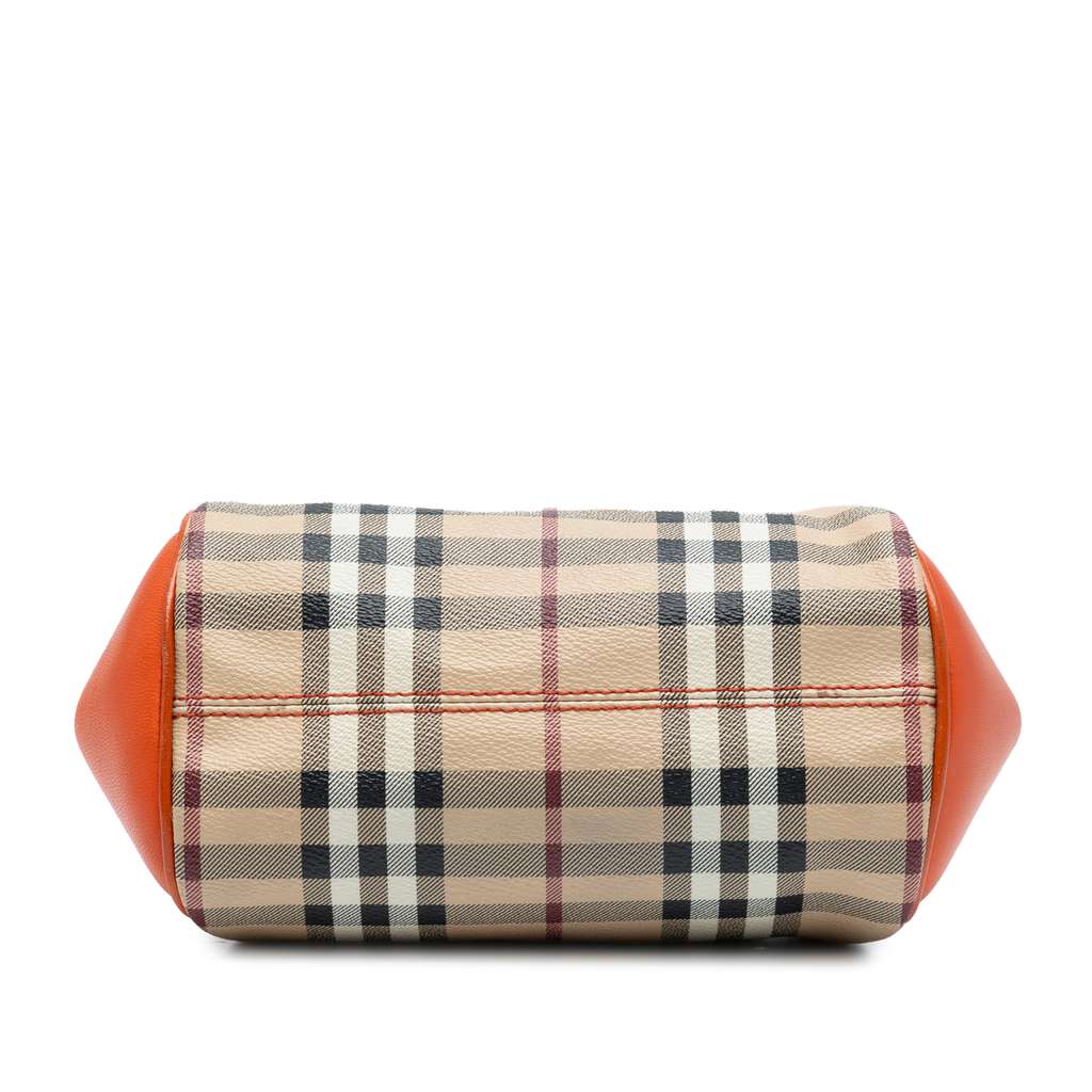 Burberry Haymarket Check Coated Canvas Crossbody - Image 6