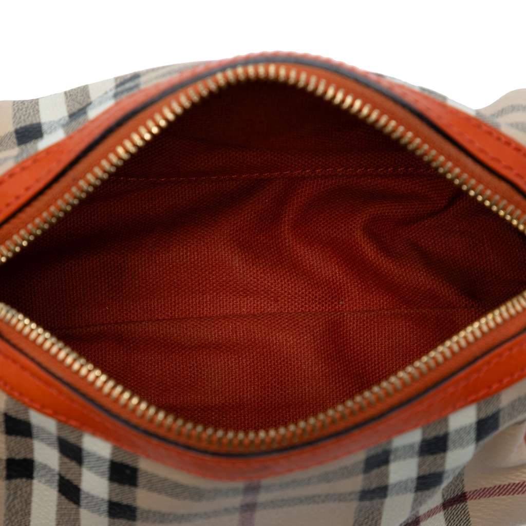 Burberry Haymarket Check Coated Canvas Crossbody - 4