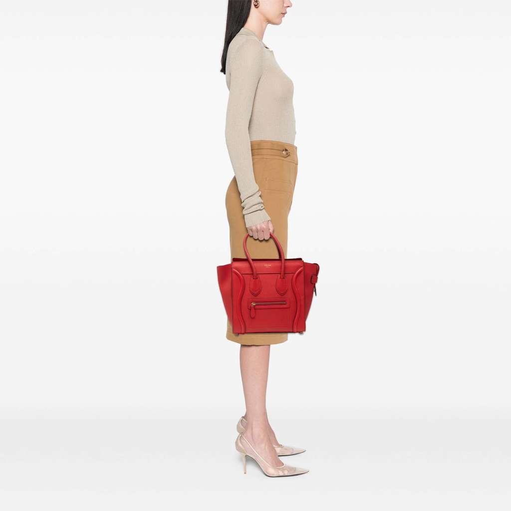 Celine Micro Calfskin Luggage Tote - Detail 2