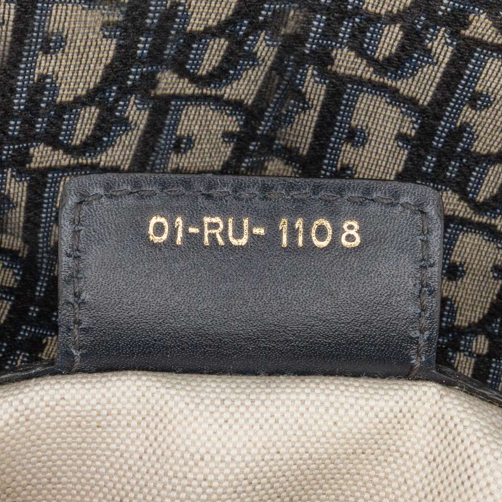 Dior Mini Oblique Canvas Saddle Bag - Detail 1