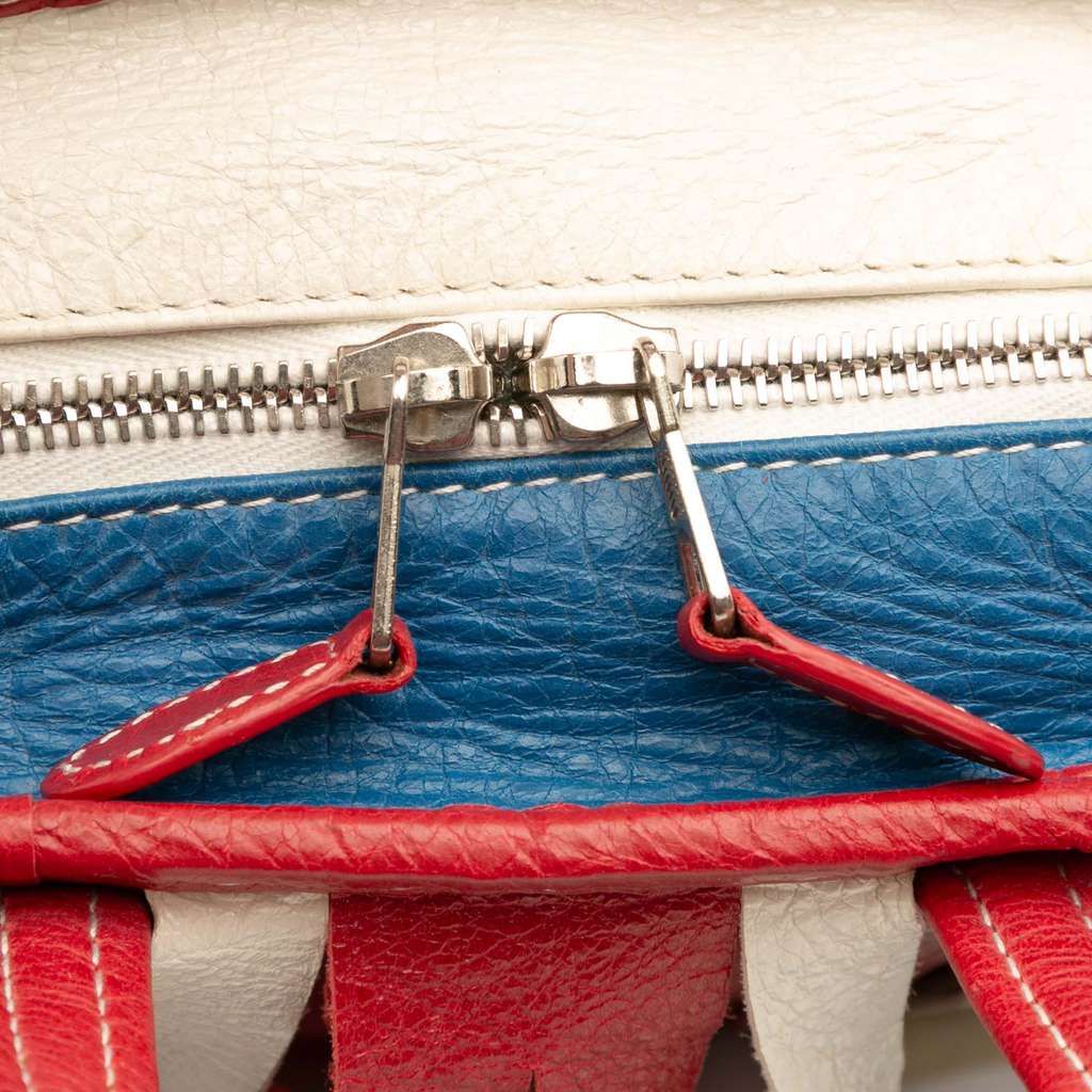 Balenciaga XXS Lambskin Fringe Bazar Shopper Satchel - Detail 2