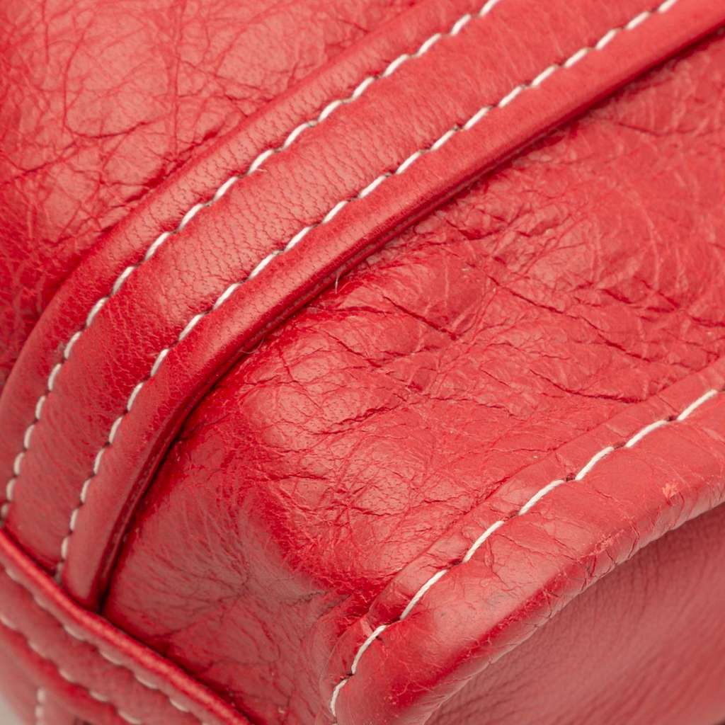 Balenciaga XXS Lambskin Fringe Bazar Shopper Satchel - Image 11