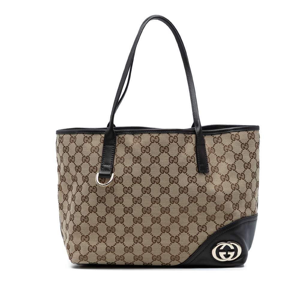 Gucci GG Canvas New Britt Tote