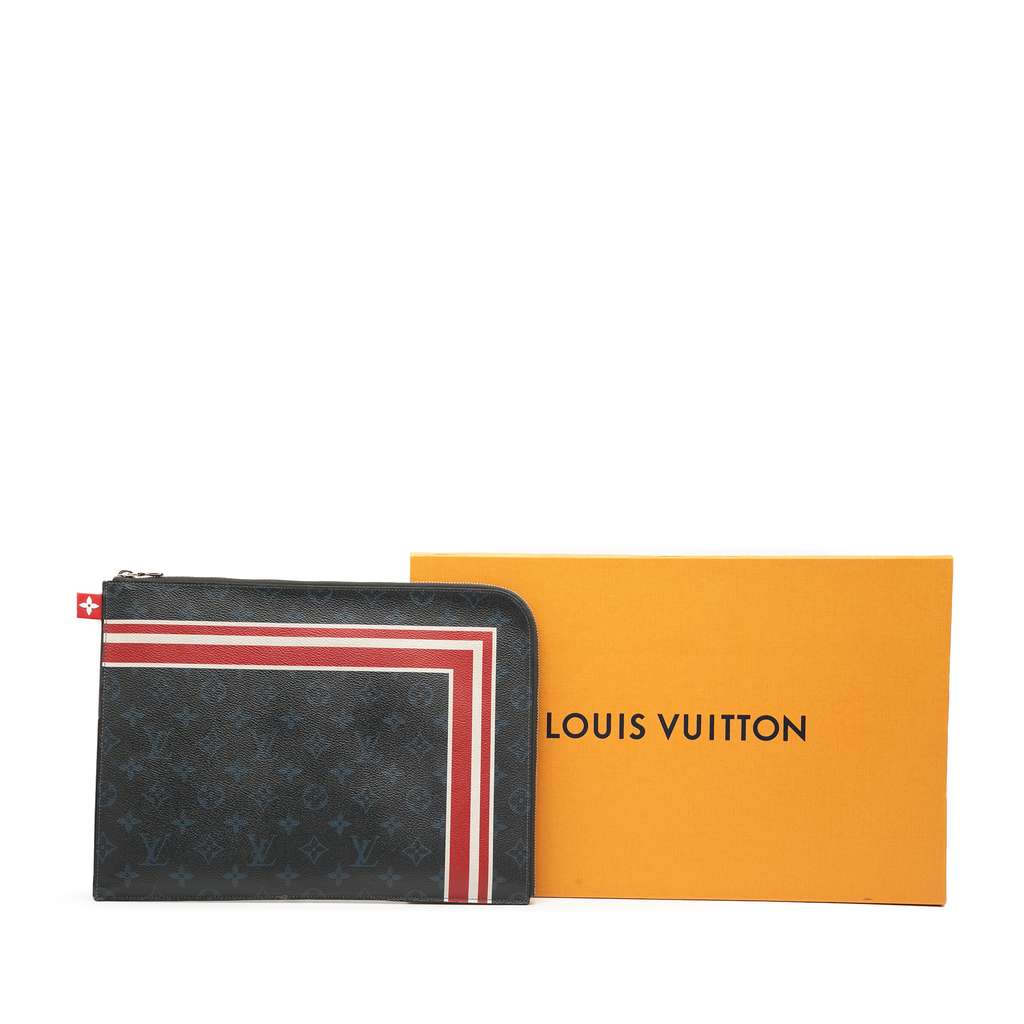 Louis Vuitton Monogram Cobalt Pochette Jour GM - Image 11
