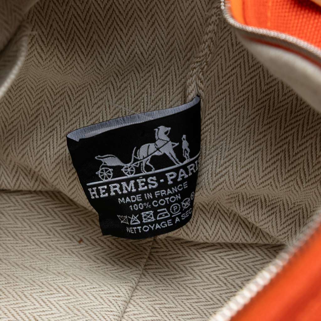 Hermès Large Canvas Bride A Brac Case - Side view