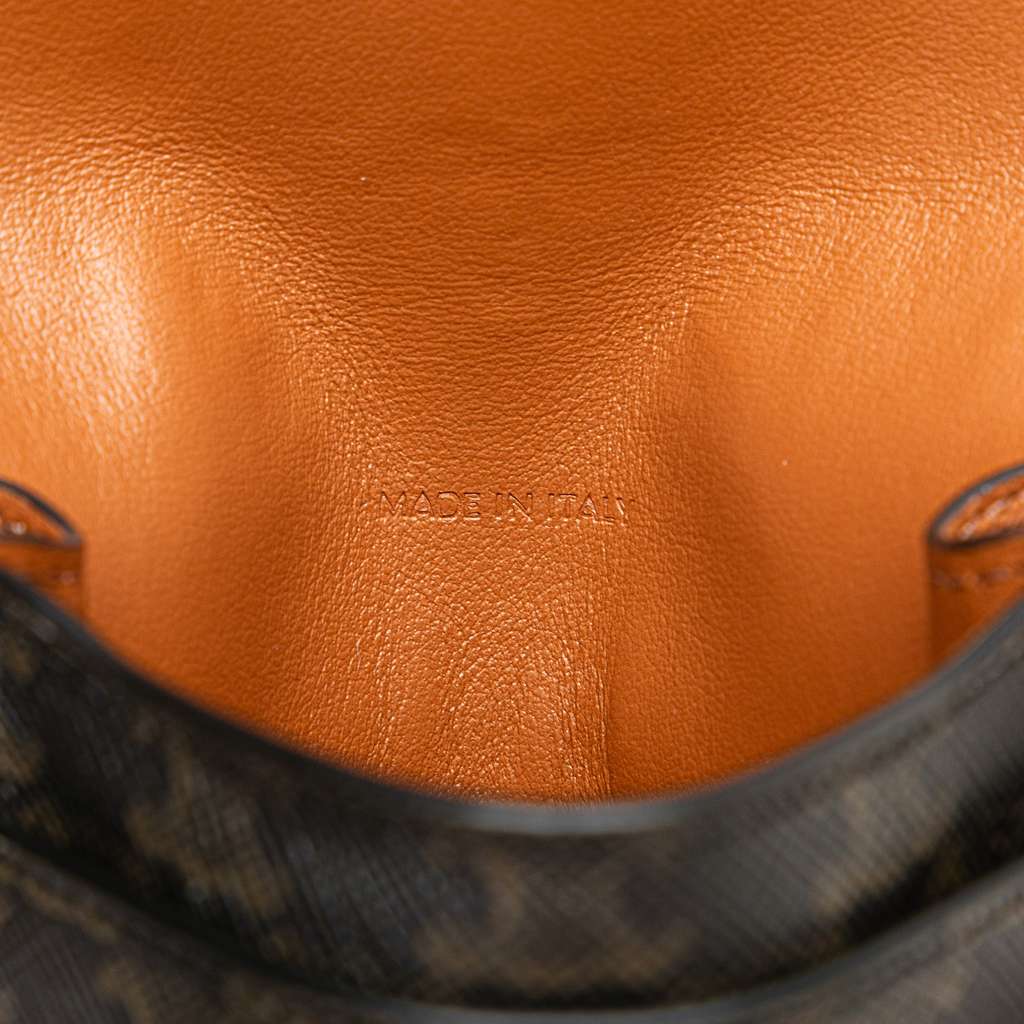 Celine Triomphe Coated Canvas Phone Pouch Flap Crossbody - Detail 2