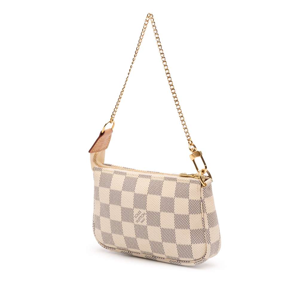 Louis Vuitton Damier Azur Mini Pochette Accessoires - Back view
