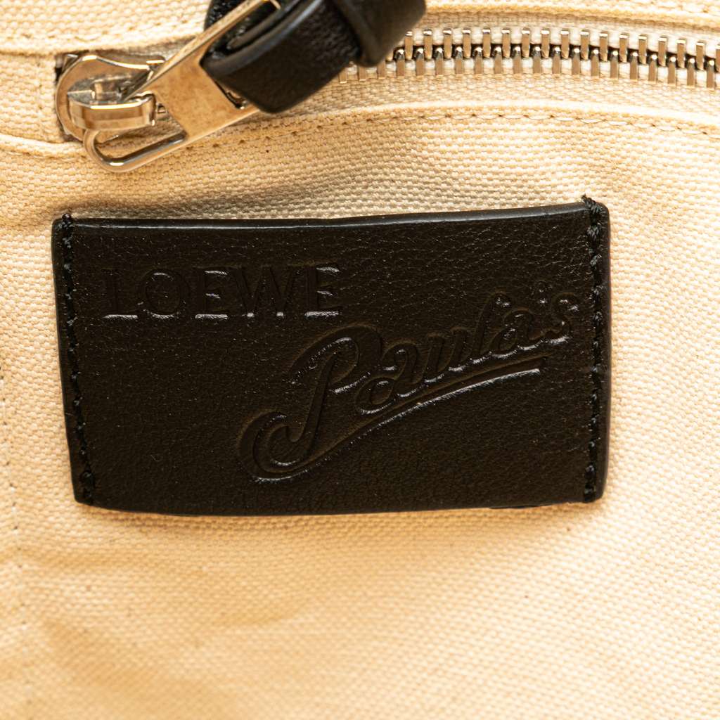 Loewe Paulas Ibiza Medium Canvas Mermaid Print Tote - Side view