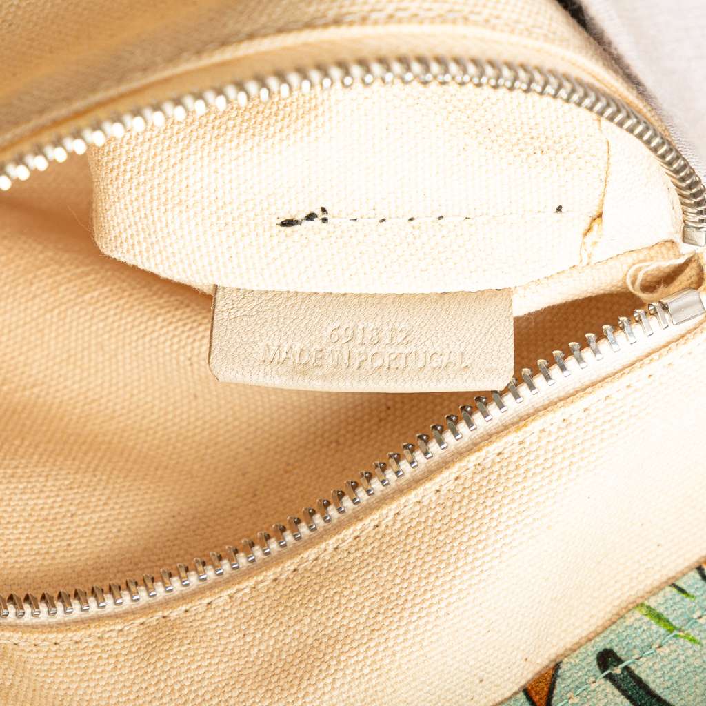 Loewe Paulas Ibiza Medium Canvas Mermaid Print Tote - Detail 1