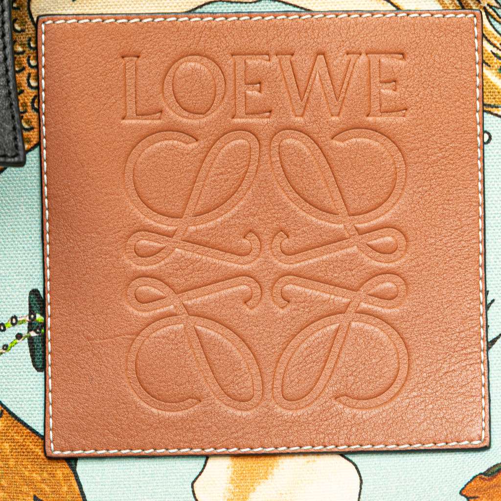 Loewe Paulas Ibiza Medium Canvas Mermaid Print Tote - Detail 2