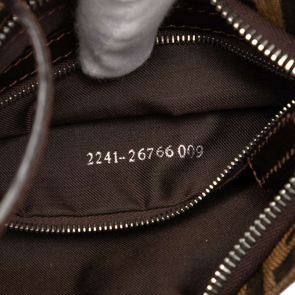 Fendi Zucca Canvas Shoulder Bag - Detail 1
