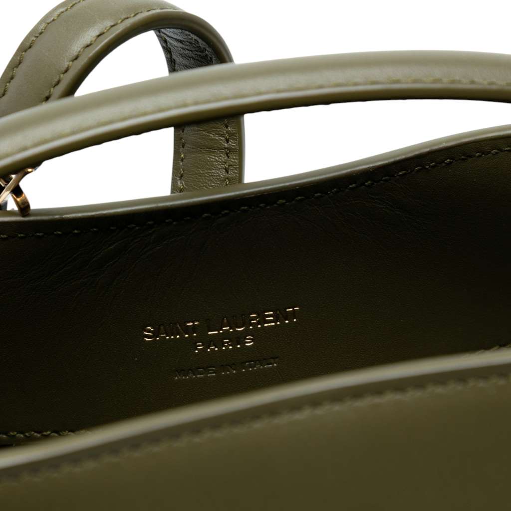 Saint Laurent Mini Shiny Calfskin Le 37 Bucket Bag - Side view