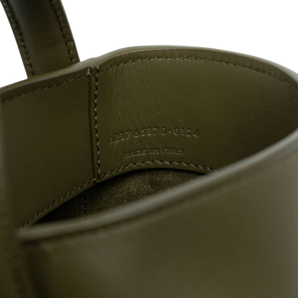 Saint Laurent Mini Shiny Calfskin Le 37 Bucket Bag - Detail 1