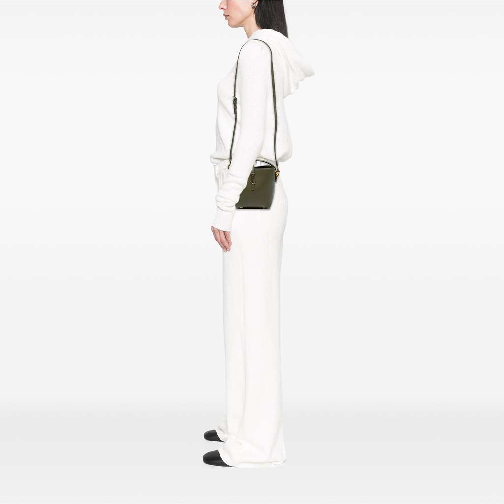 Saint Laurent Mini Shiny Calfskin Le 37 Bucket Bag - Detail 2