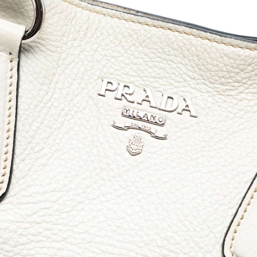 Prada Vitello Daino Side Zip Tote - Side view