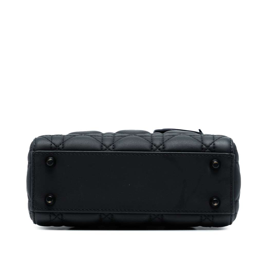 Dior Mini Ultra Matte Calfskin Cannage Lady Dior - Image 6