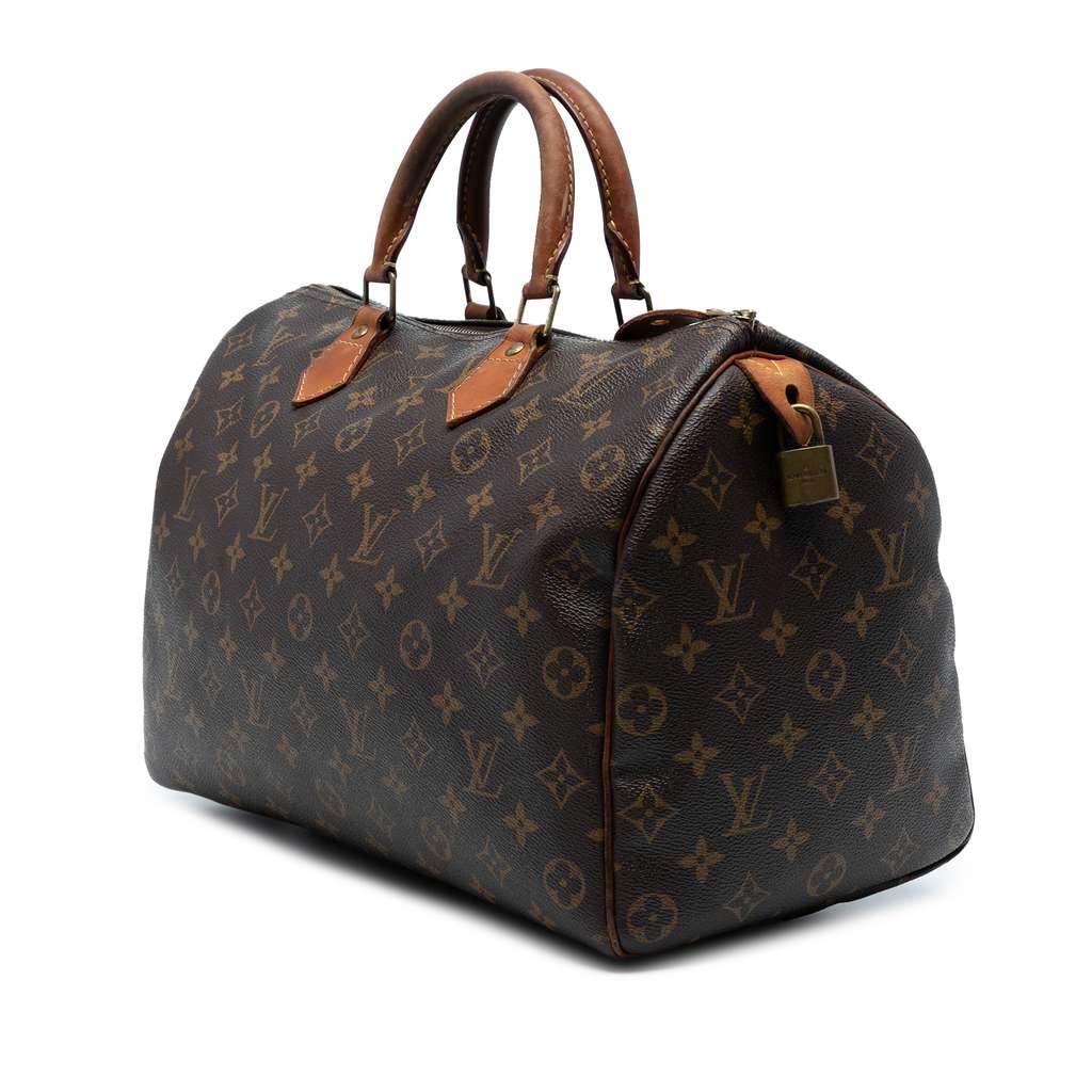 Louis Vuitton Monogram Speedy 35 - Back view