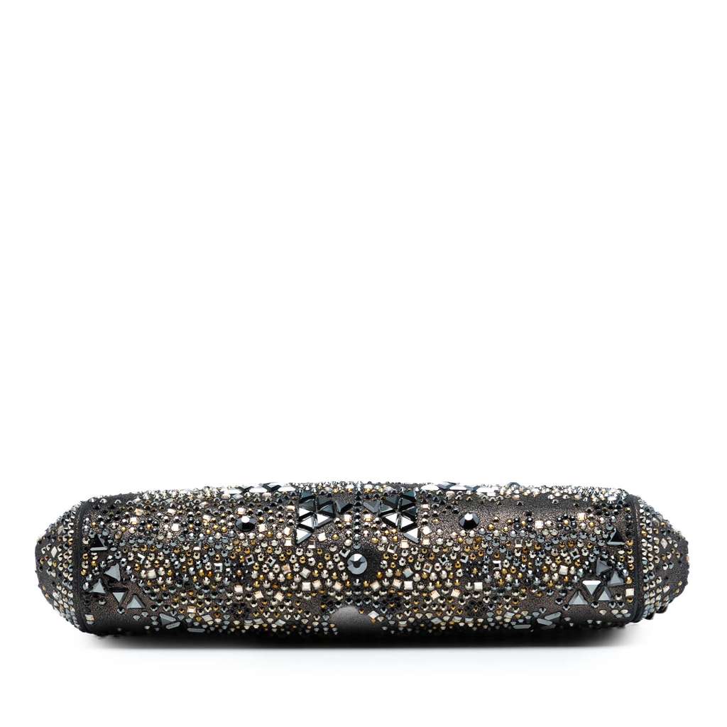 Chanel CC Glitter Lambskin Studded Frame Clutch on Chain - Image 6
