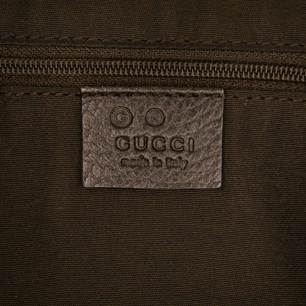 Gucci Large GG Crystal Half Moon Crossbody - Side view