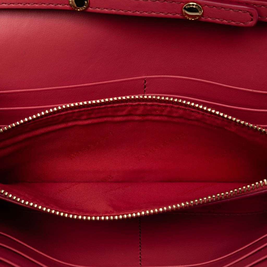 Burberry Haymarket Check Coated Canvas Henley Wallet on Chain - 4