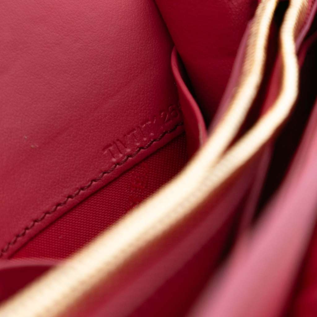 Burberry Haymarket Check Coated Canvas Henley Wallet on Chain - Side view