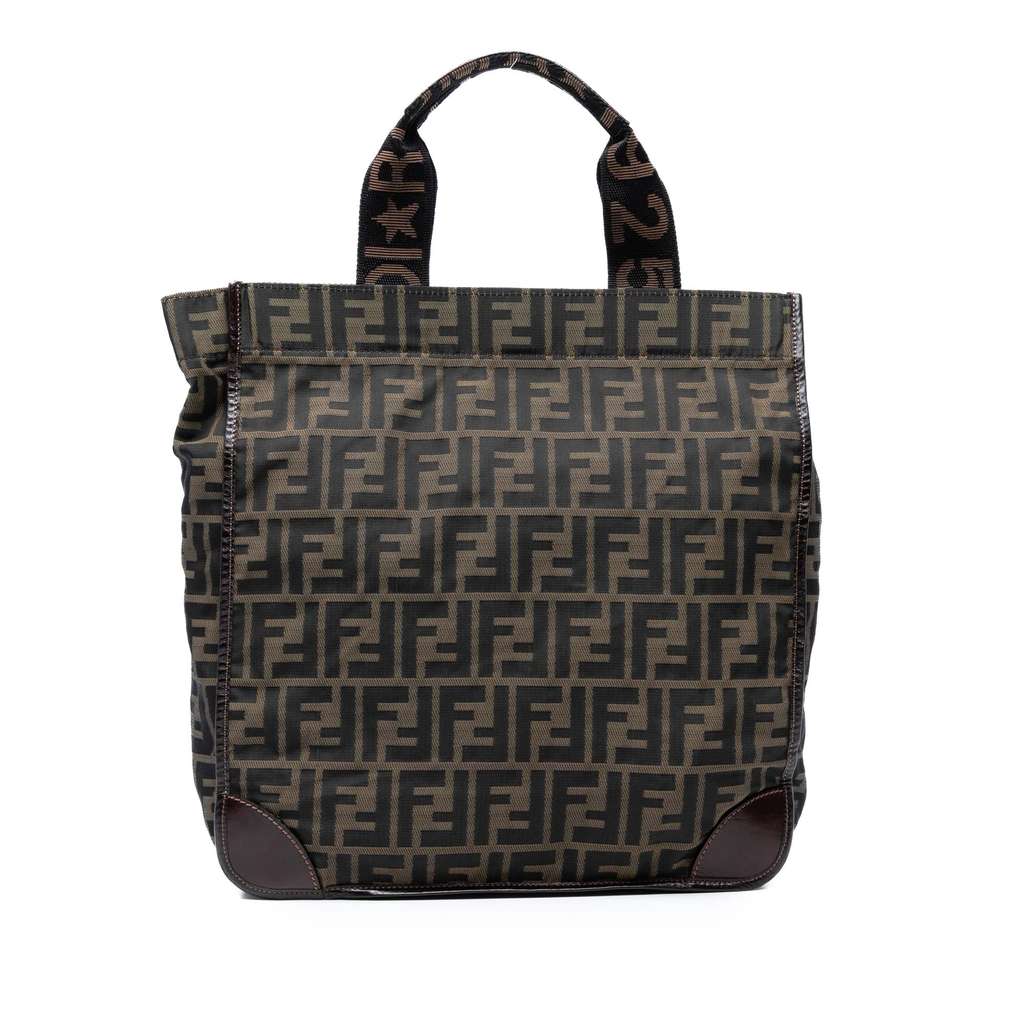Fendi Zucca Canvas Shopping Tote