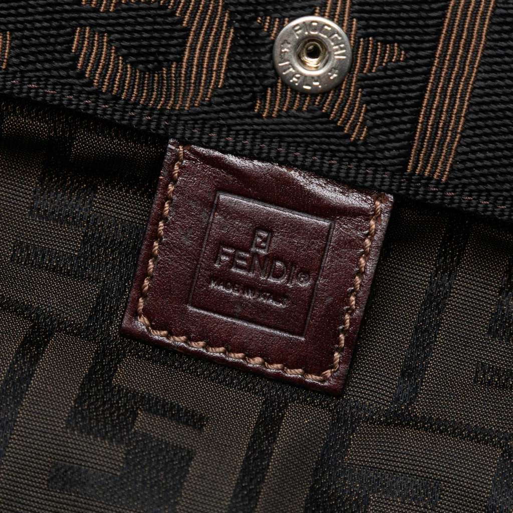 Fendi Zucca Canvas Shopping Tote - Side view