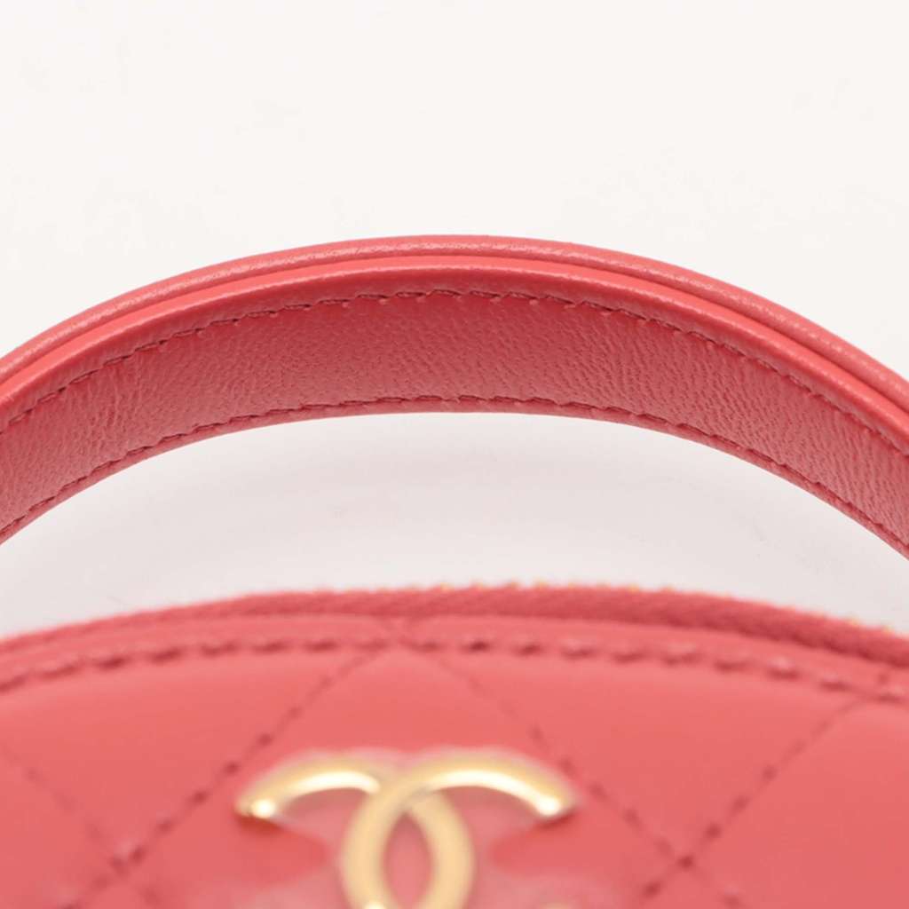 Chanel Quilted Lambskin Chic Riviera Top Handle Vanity Case - Image 10