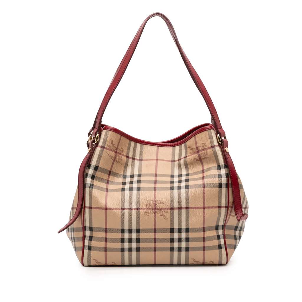 Burberry Small Haymarket Check Coated Canvas Canterbury Tote